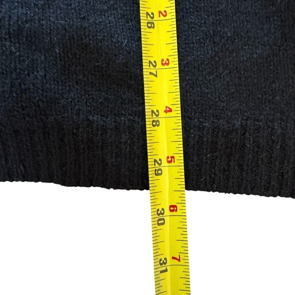 VTG IB Diffusion Black Knit Sweater Embellished Beaded Silk Angora S - Picture 3 of 7